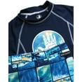 thumbnail image 3 of Body Glove Boys’ Rash Guard Set – UPF 50+ Short Sleeve Swim Shirt and Bathing Suit Trunks – Swimwear Set for Boys (4-12), 3 of 7