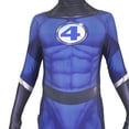 thumbnail image 3 of Adultos hombres niños película fantástico cuatro disfraz de Cosplay superhéroe Zentai mono de fiesta, 3 of 4