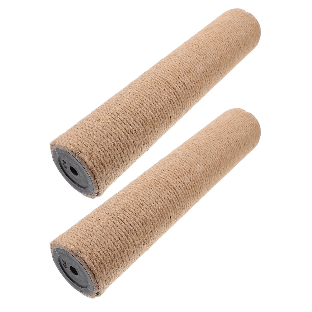 Oraceous 2 Pcs Cat Scratching Post Replacement Tall Cat Scratch Pole Indoor Cats Scratching Post Heavy Duty Sisal Pole Cat Scratching Post Accessories