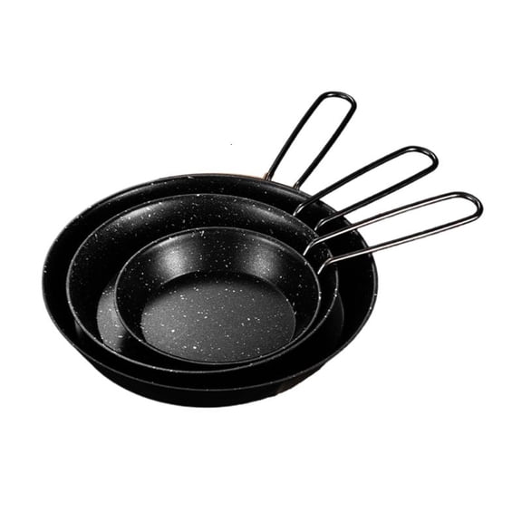 CEORPER 3Pcs Camping Frying Pans Skillets Nonstick Pans for Cooking Easy to Use