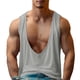 thumbnail image 2 of pstuiky Camisetas sin mangas para hombre, Camiseta de verano para hombre, cuello en V grande, color fino, estilo informal, sin mangas, transpirable, deportiva Chaleco de hombre xl, 2 of 6