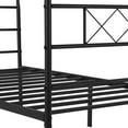 thumbnail image 6 of VECELO Modern Metal Storage Canopy Bed, Twin, Black, 6 of 8