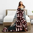 thumbnail image 6 of Kevin Rock Rapper Gates Blanket Soft Cozy Lightweight Warm Throw Blanket Bedroom Sofa Decorations All Seasons Blankets 80"X60", 6 of 6