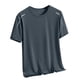 thumbnail image 2 of pstuiky camisetas para hombre, Camiseta de manga corta holgada con textura de seda helada de verano para hombre camisetas de hombre l, 2 of 6