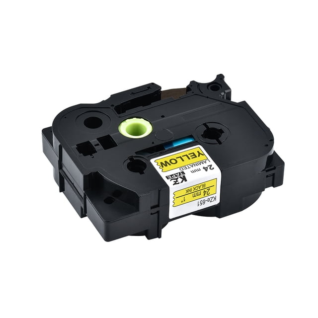 Ruban de Remplacement pour Brother P-Touch 24 mm 8 m Ruban pour Imprimante à Ruban 24 mm Ruban pour Imprimante d'Étiquettes Ruban Laminé Coloré pour Fabriquer des Étiquettes