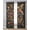 Black, variant on Boho Flowers Sheer Curtains 84 Inch Length 2 Panels Set for Living Room/Bedroom, Spring Abstract Watercolor Floral Leaf Kitchen Curtains Grommet Semi-Sheer Curtains Drapes Window Treatments 42"x84"x2