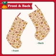 thumbnail image 2 of Picia Fall Leaves for 18in Christmas Stockings, Xmas Stocking for Kids, Holiday and Family Stocking for Fireplace or Party Decoration, 2 of 7