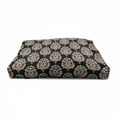 thumbnail image 3 of Damask Pet House, Traditional Old Fashioned Abstract Motifs Floral Medieval Fashion Victorian, Outdoor & Indoor Portable Dog Kennel with Pillow and Cover, 5 Sizes, Black Cream Ruby, by Ambesonne, 3 of 4