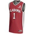 thumbnail image 2 of Men's GameDay Greats #1  Crimson Alabama Crimson Tide  Lightweight Basketball Jersey, 2 of 4