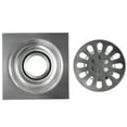thumbnail image 2 of Stainless Steel Square Shower Floor Drain, Removable Cover, Kitchen Bathroom, 2 of 7
