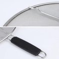 thumbnail image 5 of Splatter Lid, Stainless Steel Splatter Screen Protector, Prevents Splashing, Stainless, Fits All Pots or Pans (33cm), 5 of 5