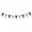 B, variant on American Banner, 4th of July Decorations Double Sided, Patriotic Yard Decor, 3 Pack USA Flag Garland for Independence Day, Memorial Day, Outdoor & Indoor Party Decorations