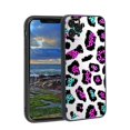 thumbnail image 1 of Compatible with iPhone 11 Pro Phone Case, Leopard-Print-Pink-Purple-Blue-Green-Cute-Aesthetic Case Men Women, Flexible Silicone Shockproof Case for iPhone 11 Pro, 1 of 1