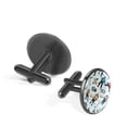 thumbnail image 2 of Ice Hockey Men's Stainless Steel Cufflinks Set for Dress Shirts - Versatile Style for Every Occasion, 2 of 6
