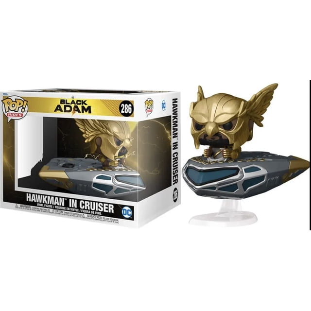 Funko Pop! Rides Super Deluxe Funko Black Adam - Hawkcruser with Hawkman
