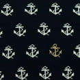 thumbnail image 2 of 20" x 7" x 20" Nautical Blue Pillow Cover With Poly Insert, 2 of 5