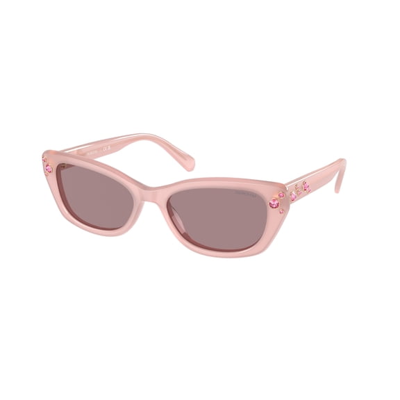 Sunglasses Swarovski SK 6019 F 10317N Milky Pink Light Purple Brown