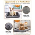 thumbnail image 2 of Three Tree Cat Carrier - Cat Carrier Soft for Medium or Large Cats up to 20lbs, with Dual-Sided Cushion, Secure Buckle and Foldable Bowl, Dog Carriers for Small Dogs, 2 of 10