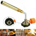 thumbnail image 1 of Blow Torch Butane Gas Flamethrower Burner Welding Manual Ignition Soldering BBQ, 1 of 10