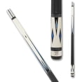 thumbnail image 3 of Katana KAT03 Pool Cue Cream and Black, Sapphire Blue Pearlite Drop Points with Billiard Stick Billiards Cues, 3 of 9