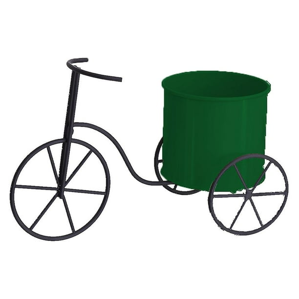 Soporte para maceta y planta de bicicleta, soporte para maceta, alambre de Metal