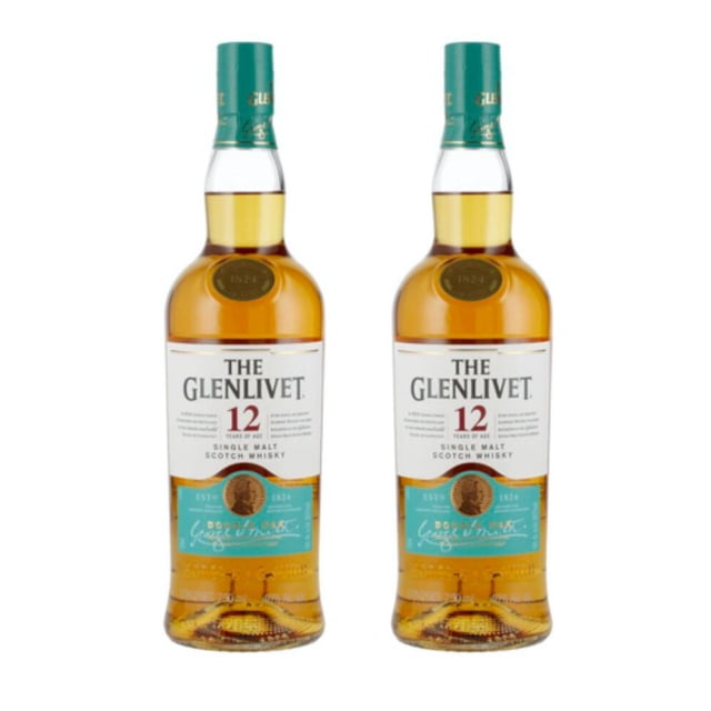 Whisky The Glenlivet 12 Años Pack de 2 750 ml