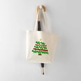 thumbnail image 5 of CafePress - Fun Turtle Christmas Tree Art Tote Bag - Unisex Canvas Tote Bag, Beige, 1-Piece, 5 of 7