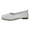 Grey, variant on Women's On Loafers for Everyday Casual Chic Style Fashionable Women's Casual Shoes Stylish Square Toe Breathable Knit On Lightweight Sneakers For Everyday Wear