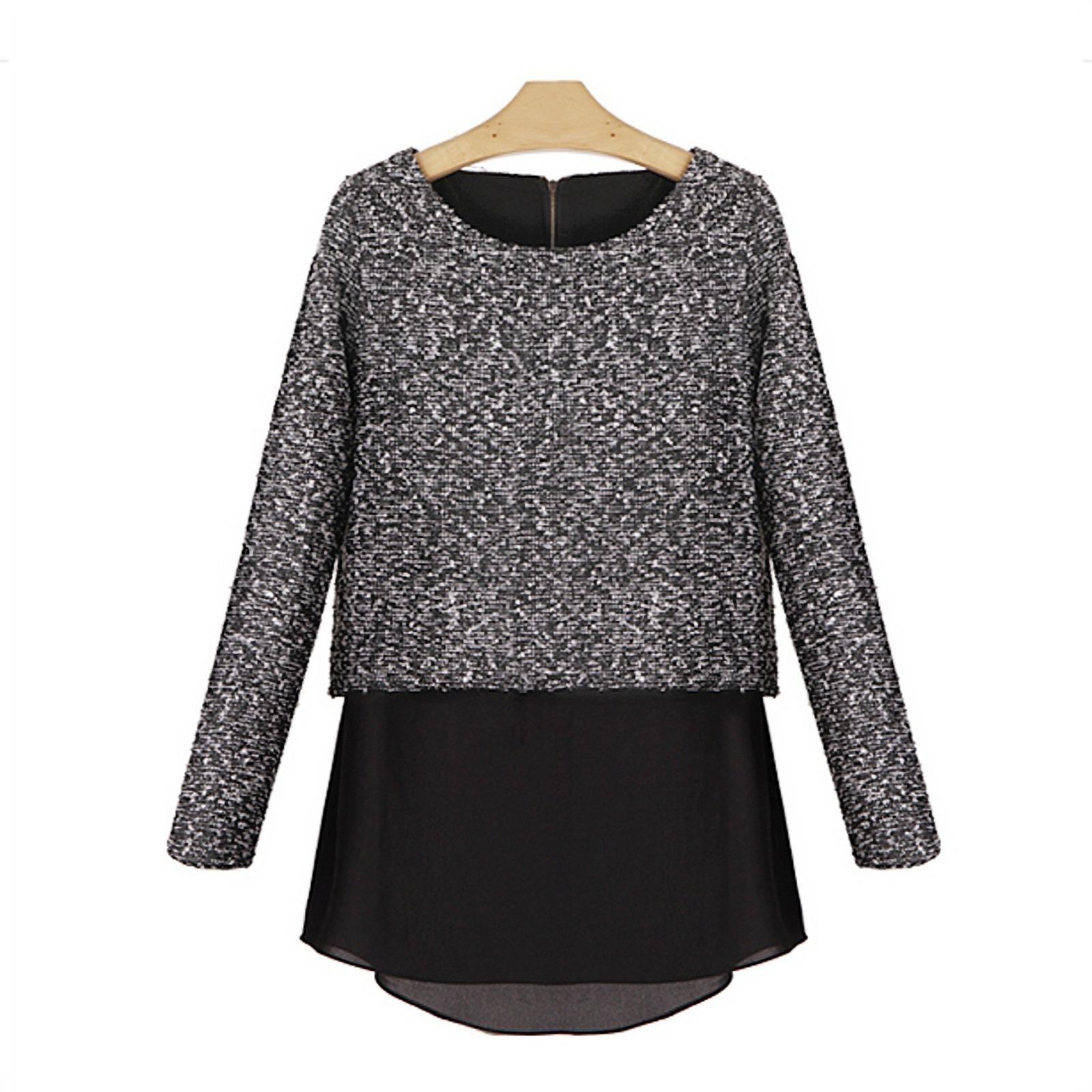False twin set knitwear, woolen 