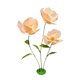 thumbnail image 2 of Flores gigantes para bodas, flores artificiales, guirnaldas florales decorativas versátiles Champán, 2 of 9