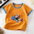thumbnail image 2 of Zanarzt T-Shirt d'Été pour Tout-Petit Été Mignon Doux Imprimé Dessin Animé Graphique Tee T-Shirt Garçon Tout-Petit Col Rond Tee, Rouge, 18-24 Mois, 2 of 5