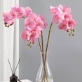 thumbnail image 5 of Monebena 2PCS 27.2" Tall Cream Silk Orchid Stems Artificial Flower Stem Real Touch Flower For Wedding Decorations, 5 of 13