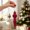 Red, variant on ZZkhGO 6Pcs Flocked Cones Christmas Hanging Ornaments Set, Soft Velvet Touch Tapered Shape Tree Decorations, Sturdy Holiday Pendants for Tree Wreaths Fireplace Window Frames, Green