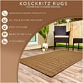 thumbnail image 6 of Koeckritz Rugs 4'x14' Tin Gray Premium Soft Beige Indoor Outdoor Rug for Comfort & Style, 6 of 7
