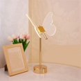 thumbnail image 3 of Butterfly Table Lamp USB 1800 MAh Rechargeable Ambiance Night Lights 3 Color Light Changing LED Desk Lights, 3 of 5