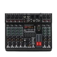 thumbnail image 1 of Professional 6 Channel Audio Mixer With 99 DSP Effects,7-band EQ,48V Phantom Power,USB Interface Recording For Sta ,Easy to Operate, 1 of 6