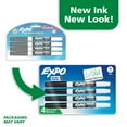 thumbnail image 2 of EXPO Dry Erase Markers, Black, Fine Tip, 4 Count, 2 of 7