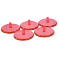 thumbnail image 4 of 50Pcs Clear Plastic Flat Golf Balls Markers Golf Balls Mark Position Markers Diameter 24mm for Golfer Training Enduring, 4 of 4