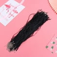 thumbnail image 3 of WHAMVOX  100 Pcs Snow Yarn Wax Thread Bracelets for Making Accessories Pendant Black 46x0.3x0.1cm, 3 of 8