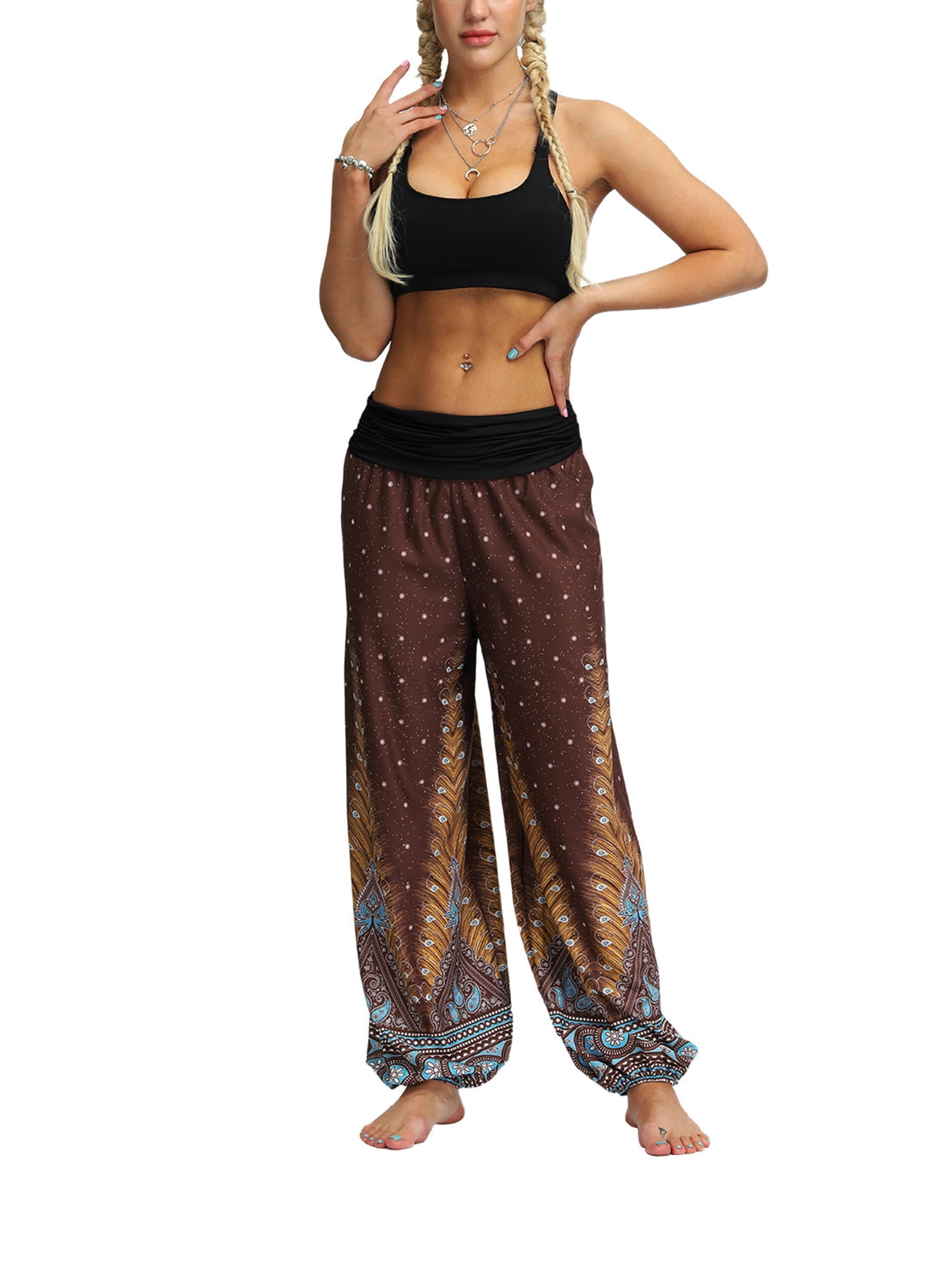 UKAP Womens Harem Hippie Lounge Pants 