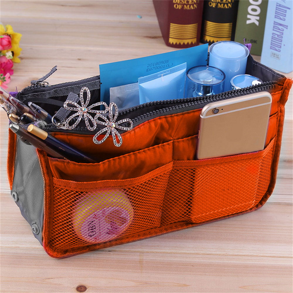 Lightweight Multi-Pocket Handbag Insert Purse Organizer For Women - Red 1  Unit - Walmart.com