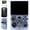 Blue, variant on DC35V, Open Source Linux Video Game Console, Black, 4000Mah Battery, 3.5 Inch IPS Screen, Lightweight Portable Handheld Design