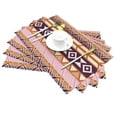 thumbnail image 2 of XMXT 6 Pcs Woven Placemats, Aztec Native Style Retro Print Stain Resistant Anti-Skid Placemat for Kitchen Table, 12 x 18 inches, 2 of 6