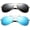 Blackgolden+blue, variant on 2 pack Classic Polarized Aviator Sunglasses for Women Men