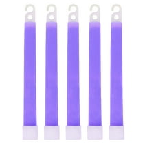 BESTSKY Purple Glow Sticks, Premium Bright 6” Snap Light Sticks for Emergency, Camping, Hiking, Party (5pcs)