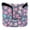 Pink Teal Small Flowers, variant on Haosy Vintage Oil Painted Rose Golf Mallet Putter Cover Strong Magnetic Leather Golf Club Headcover Closure