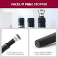 thumbnail image 3 of TFixol 4-in-1 USB Rechargeable Electric Wine Opener Set with Aerator, Foil Cutter, and Vacuum Stopper - Portable for Home, Travel, or Gifting - Silver, 3 of 6
