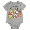 thumbnail image 4 of Disney Infant Baby Boys 5 Pack Short Sleeve Bodysuits Winnie/Tigger/Eyeore/Piglet 18 Months, 4 of 5