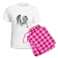thumbnail image 5 of CafePress - Australian Shepherd Women's Light Pajamas - Women's Short Sleeve Print T-Shirt and Pants Light Cotton Pajama Set, 5 of 7