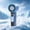 99#Blue, variant on Semiconductor Ice Cooling Handheld Fan, instant physical refrigeration effect, diversified wind speed adjustment, dual-purpose portable fan for outdoor travel makeup rapid cooling